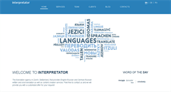 Desktop Screenshot of interpretator.ch
